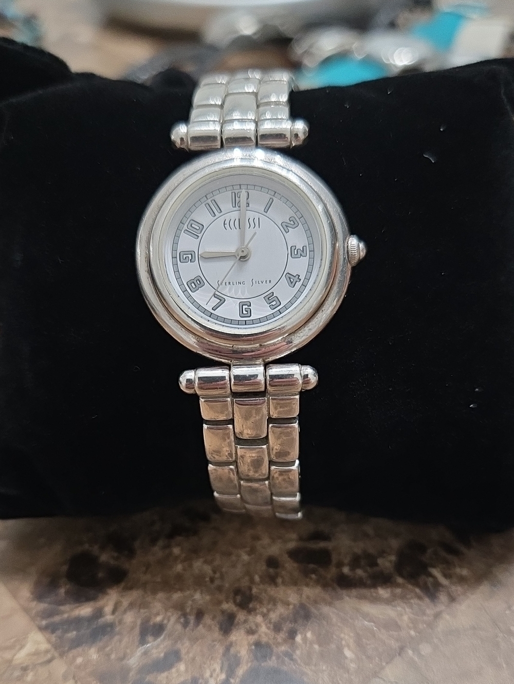 Sterling Silver Women's Bracelet Watch